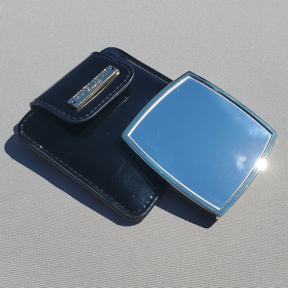 Giorgio Armani Compact Cosmetic Mirror with Black Case. Condition Is Used - Picture 2 of 14